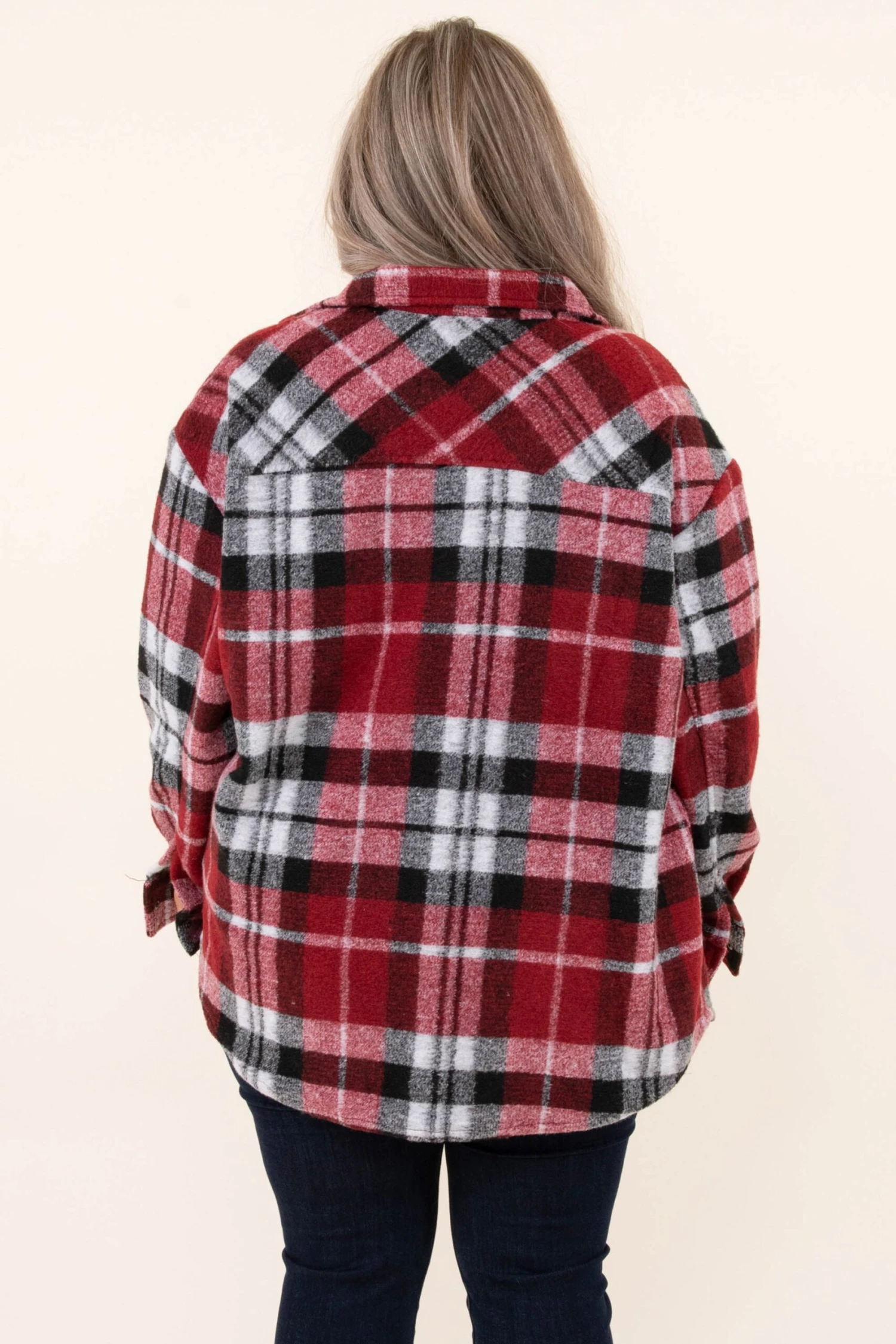 Tell Me Something New Jacket, Red-Black 7 Tell Me Something New Jacket, Red-Black - Image 5