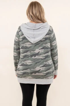 Stop To Think Hoodie, Olive -Beyond Basics 10 20 17833