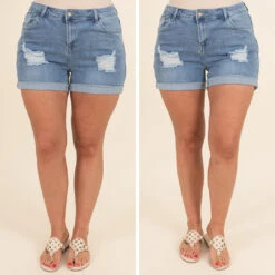 Would've, Could've, Should've Shorts, Medium Wash -Beyond Basics 10 85be8309 ea4b 4637 8259 4063dffd8f5a