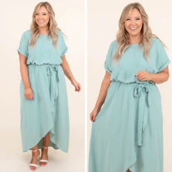Leave 'Em Stunned Dress, Sage -Beyond Basics 10 caa00fb5 e379 4710 adf5 d607f228505f