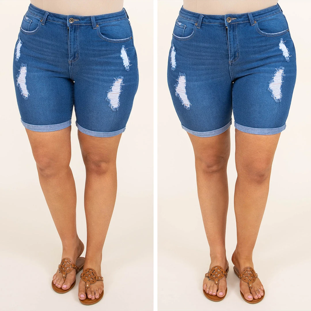 Live Again Shorts, Medium Wash 8 Live Again Shorts, Medium Wash - Image 6