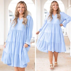 Not Too Much Dress, Blue -Beyond Basics 11 b861eafc 26c7 456b aeeb d3d60f0f41fa
