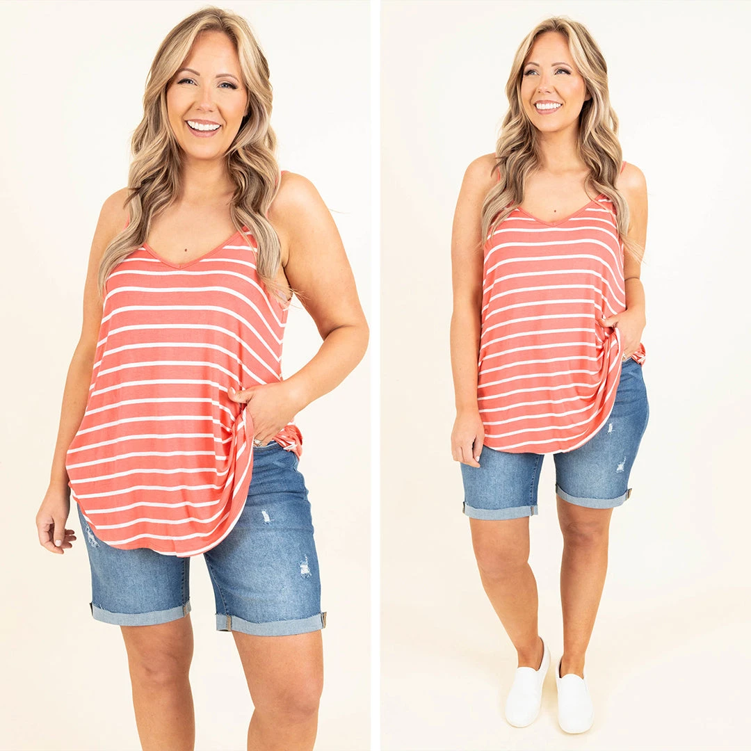 Toes In The Sand Tank, Deep Coral 7 Toes In The Sand Tank, Deep Coral - Image 6