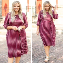 Holding Hands On The Boardwalk Dress, Wine -Beyond Basics 12 32ebb82a eb13 46e2 bfbb ba6f0ba68181