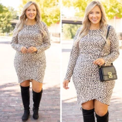 Show The Sides Dress, Taupe -Beyond Basics 12 45484516 0e44 469c 8f14 55d219aaeb86