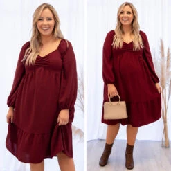 Back Where It Started Dress, Wine 13 Back Where It Started Dress, Wine -Beyond Basics 12 a2af34d3 f506 412c 9955 74df4751d8d1