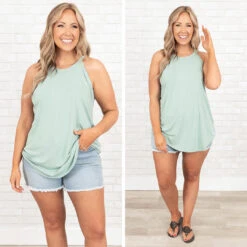Simply Elegant Tank, Dusty Green -Beyond Basics 12 cbdae7bf 9fed 4385 a686 ec7d13e8dccf