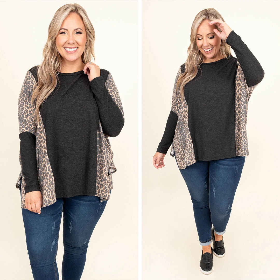 Stunning Statement Top, Charcoal 8 Stunning Statement Top, Charcoal - Image 6