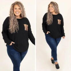 Mystery To Me Top, Black -Beyond Basics 13 778895a9 3d05 48fc 958b eecc79c15556