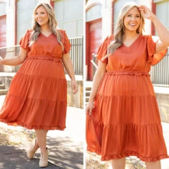 Southern Soul Dress, Rust -Beyond Basics 13 b73b1cbf 36f8 419f b48a 7806f35218e7