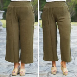 Free Flowin' Pants, Olive -Beyond Basics 13 cc4b5e3f 75b0 42f0 a8a2 b0410a411c75