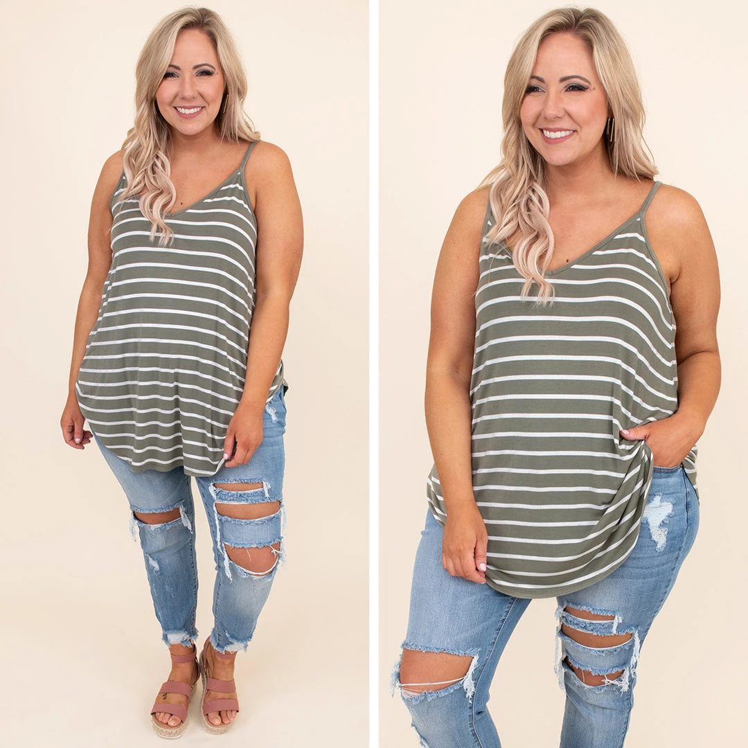 Toes In The Sand Tank, Light Olive 8 Toes In The Sand Tank, Light Olive - Image 6