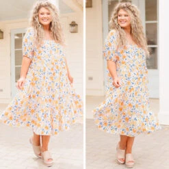 Squeeze Me Tight Dress, Orange Multi -Beyond Basics 14 d83e6bce 2e85 4d07 a6a9 3c97838b1e53