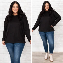 Awaited Chance Top, Black -Beyond Basics 14 e9af70d1 90a7 4ed0 9f07 1a6e230e4995