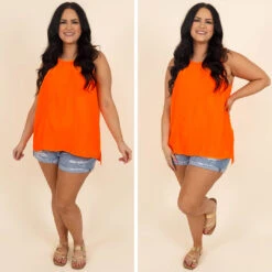 Totally Tubular Tank, Orange Neon -Beyond Basics 15 32bf0dd8 fce2 43b9 a9f4 e83a02d3c88b