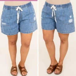 Catch The Tide Shorts, Denim -Beyond Basics 19 8a755d57 052f 44fb adff 24dc9383f6b8