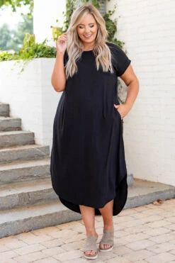 Here We Go Again Dress, Black -Beyond Basics 1B7A7938