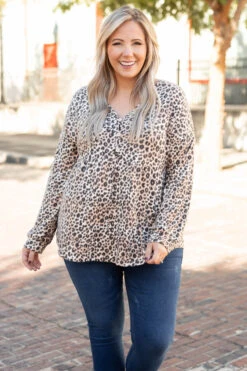 Strut Like You Mean It Top, Leopard