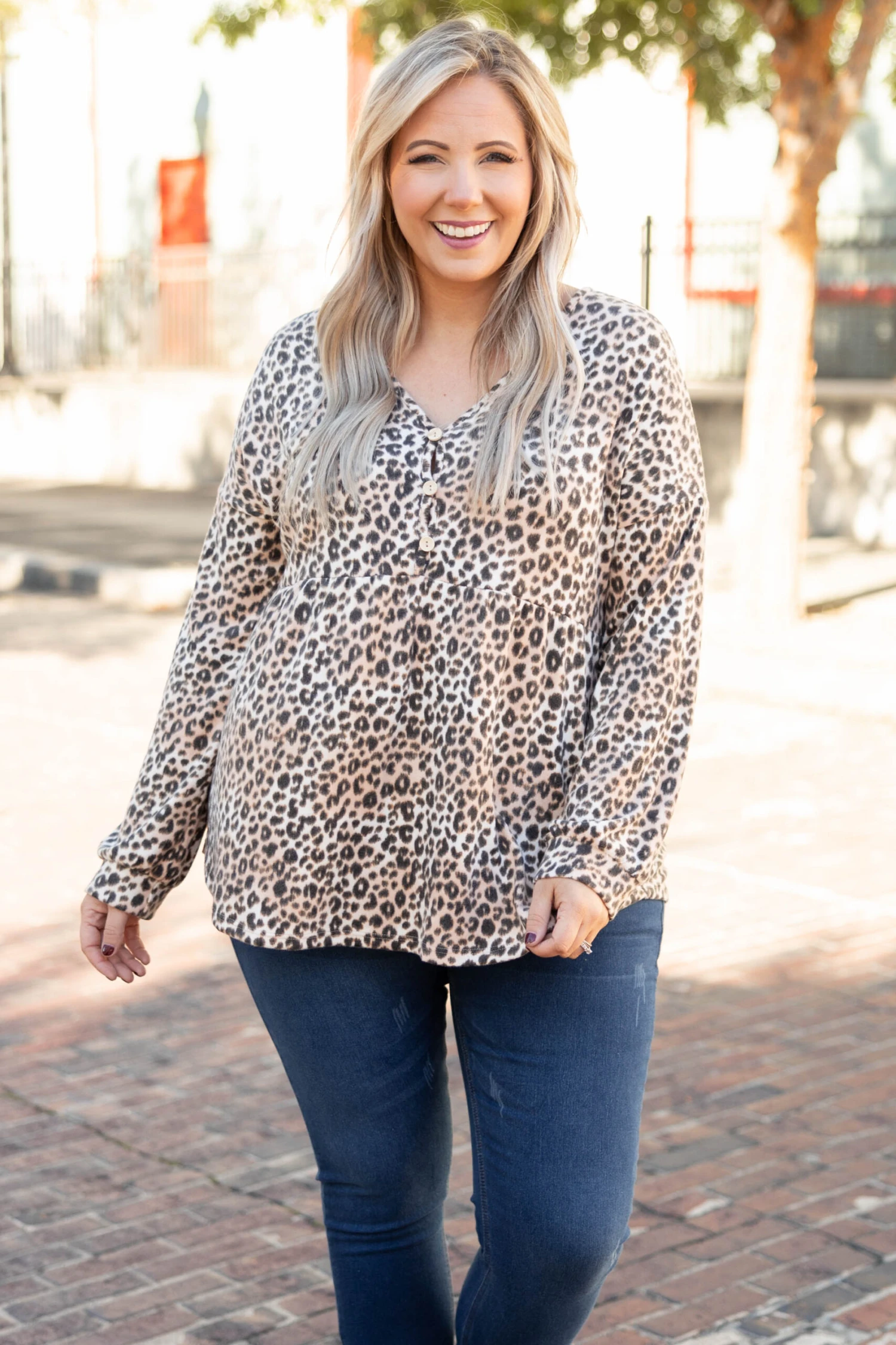 Strut Like You Mean It Top, Leopard 3 Strut Like You Mean It Top, Leopard