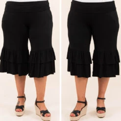 Sass And Flare Capris, Black 13 Sass And Flare Capris, Black -Beyond Basics 1 6734bda2 0d16 403c 8ff2 ca0623045fd5