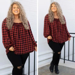 Cheerful Moments Top, Red 13 Cheerful Moments Top, Red -Beyond Basics 1 a5f0de04 4c6f 4168 9877 6587056c620d