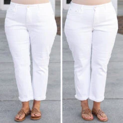 Always Loving Mom Jeans, White -Beyond Basics 1 ab758909 967f 421a a807 feea818489c2