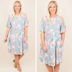 By The Seaside Dress, Blue -Beyond Basics 1 dd901b00 d122 4d7b 9f8a 9ee7c5432a6c