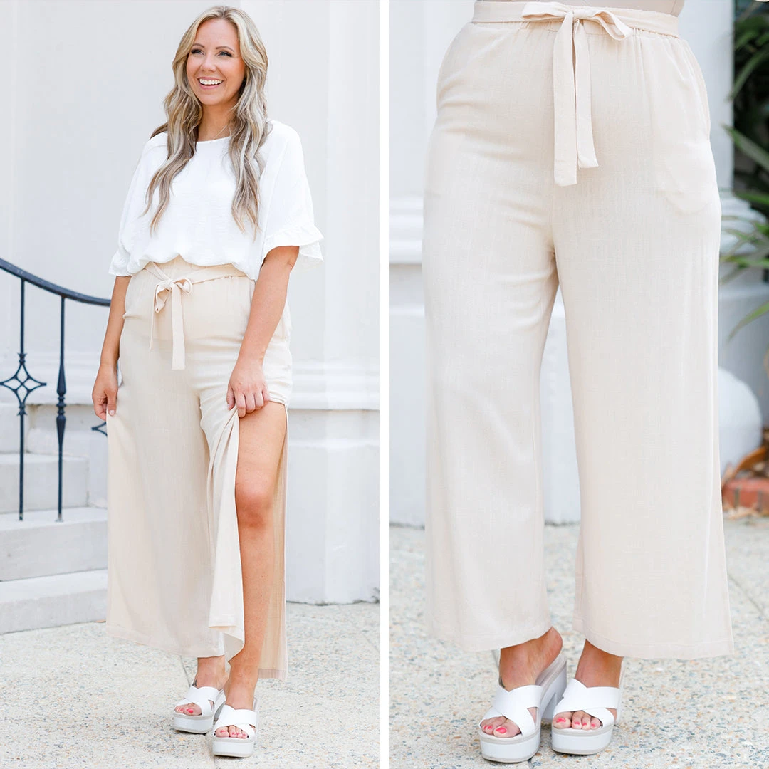 Be Free Pants, Oatmeal 9 Be Free Pants, Oatmeal - Image 7