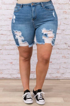 Live Some Shorts, Medium Wash 10 Live Some Shorts, Medium Wash -Beyond Basics 2 24Kim 258