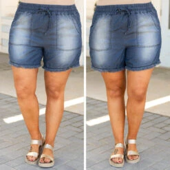 California Cool Shorts, Dark Wash -Beyond Basics 22 0c491b94 b70e 4601 a53e 9701409462ee