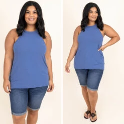 Angels From Above Top, Denim Blue -Beyond Basics 2 9486fbbe 9715 4956 a304 773f346e2a11