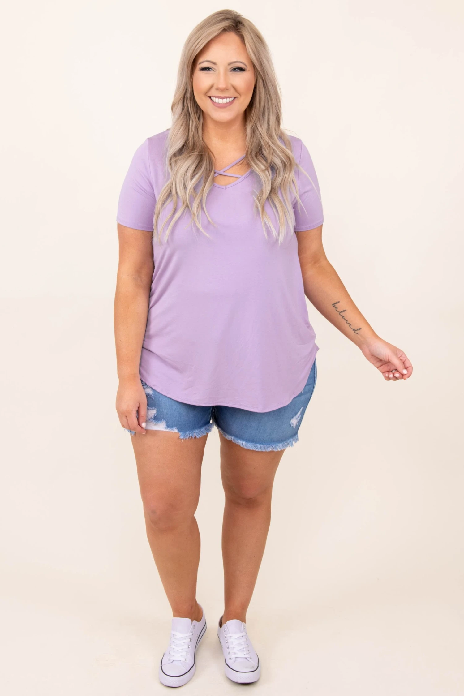 Melodic Movements Shorts, Medium Wash 4 Melodic Movements Shorts, Medium Wash - Image 2