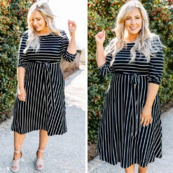 Holding Hands On The Boardwalk Dress, Black -Beyond Basics 3.11 18 3282f9c5 2552 48df b9c4 014ef7c26c4c