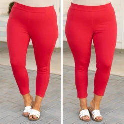Business Lady Pants, Red -Beyond Basics 3 602847ce 2a4e 4e52 83f8 6a64447d7cba