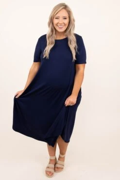 Somebody Like You Dress, Navy 10 Somebody Like You Dress, Navy -Beyond Basics 4 20 6808