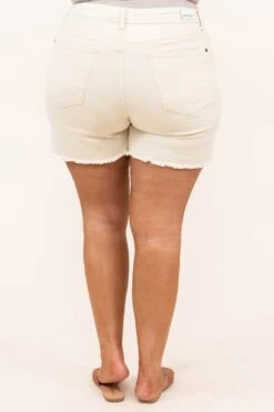My Best Advice Shorts, White -Beyond Basics 4 20 6884 Edit
