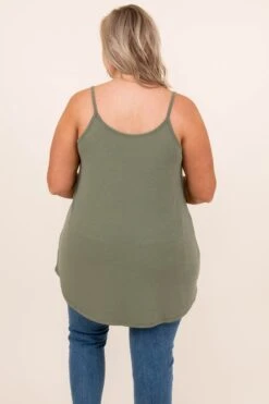 Warm From The Sun Tank, Light Olive -Beyond Basics 4 28 7637