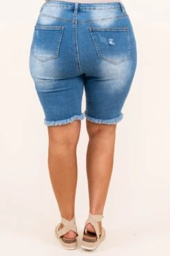 Saturday Sun Shorts, Medium Wash -Beyond Basics 4 30 7768