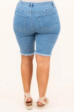 Nighttime Drive Shorts, Light Wash -Beyond Basics 4 30 7799