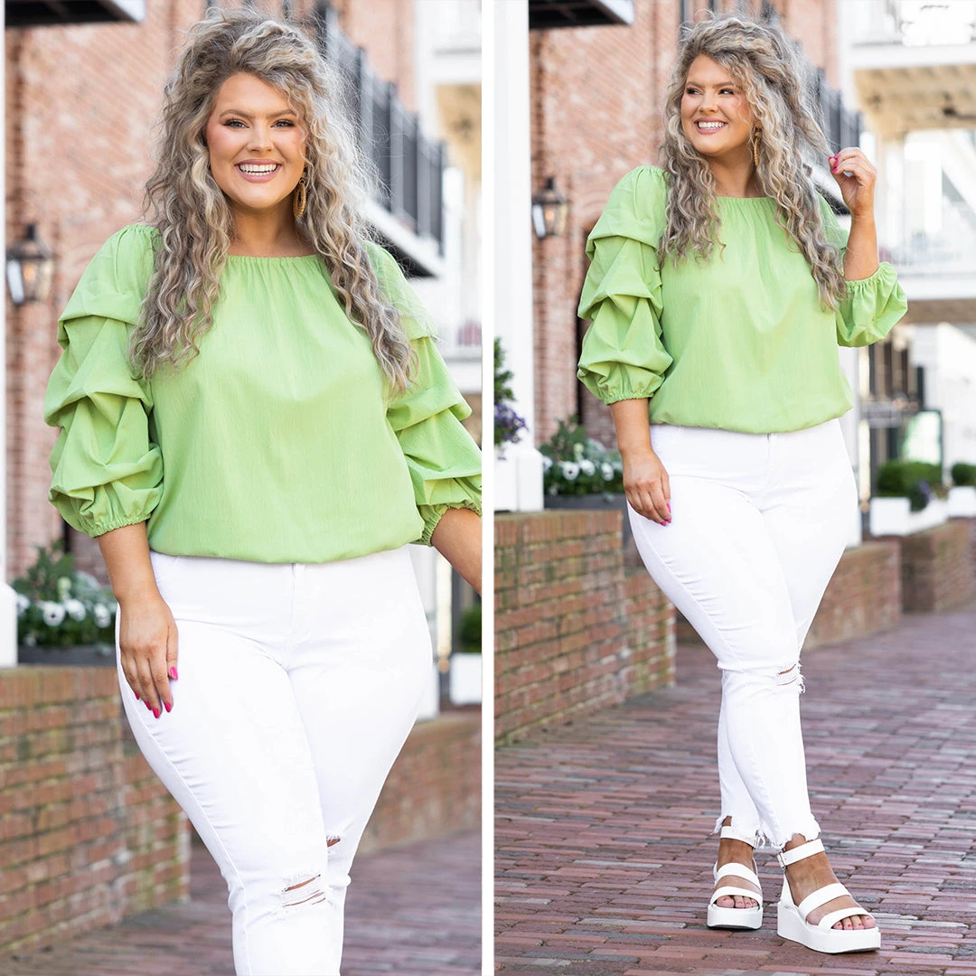 Looking For Passion Top, Lime 8 Looking For Passion Top, Lime - Image 6