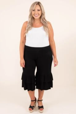 Sass And Flare Capris, Black 11 Sass And Flare Capris, Black -Beyond Basics 5 25 9862