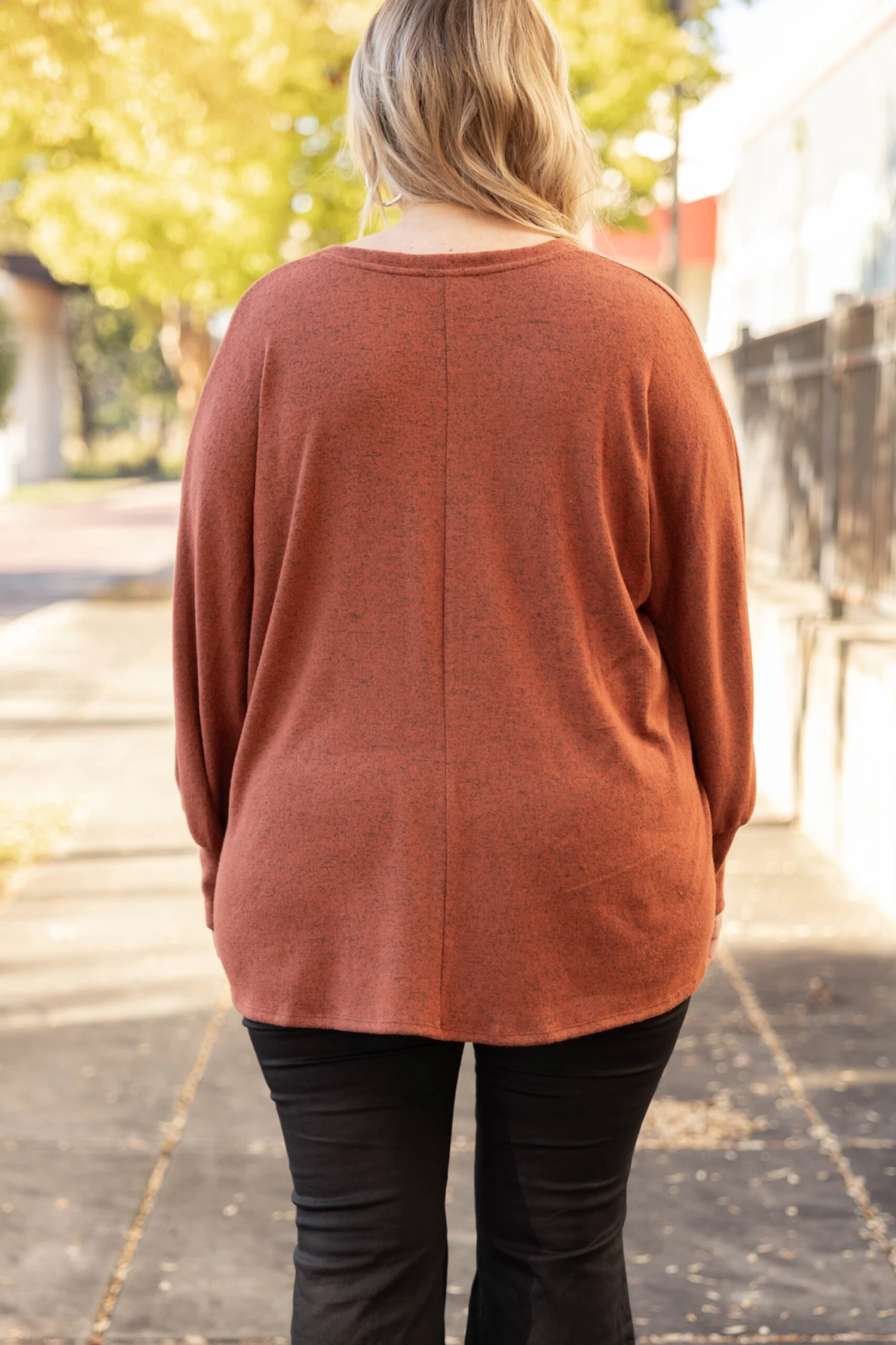 Never Feeling Lonely Top, Rust 7 Never Feeling Lonely Top, Rust - Image 5