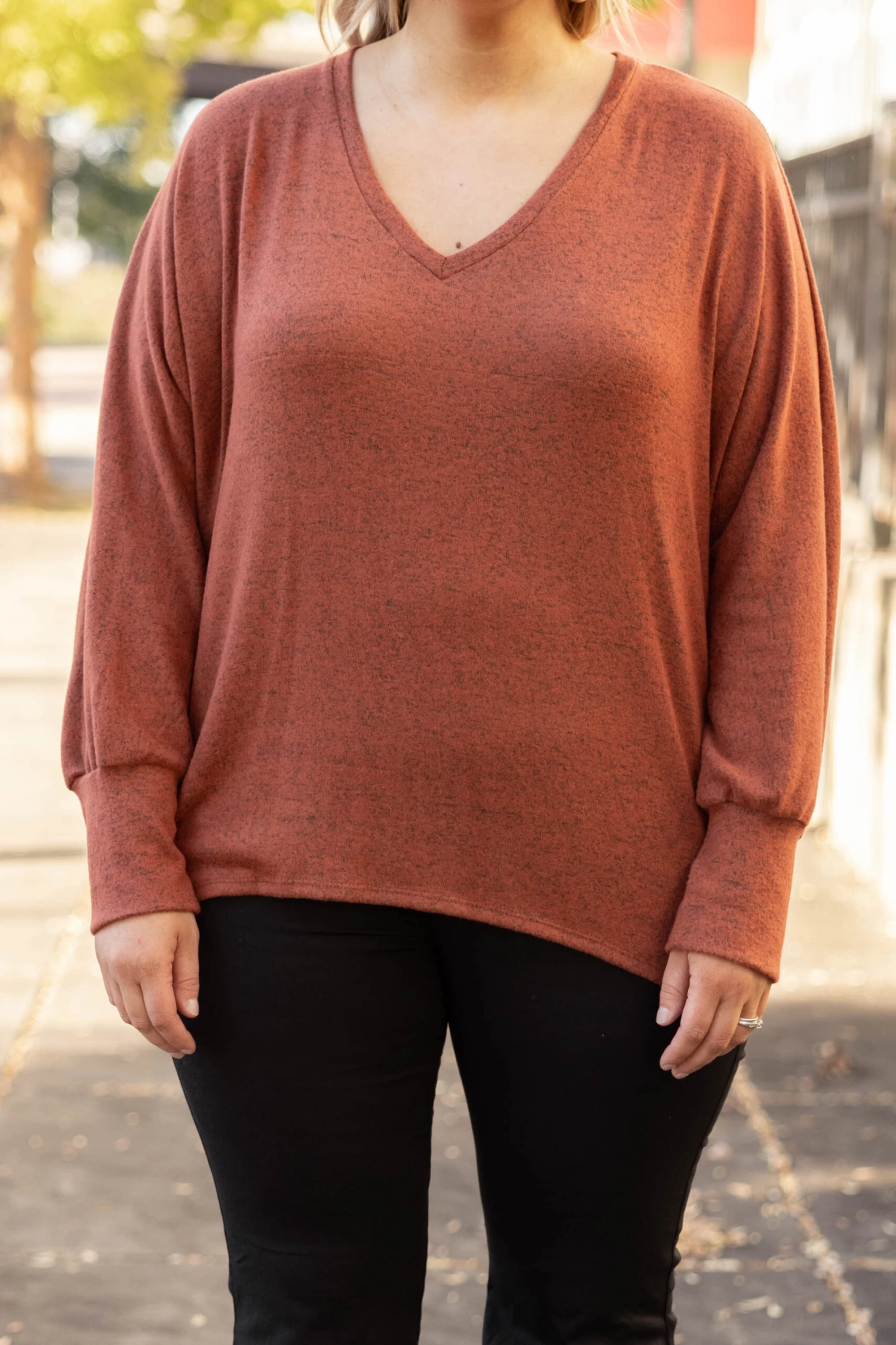 Never Feeling Lonely Top, Rust 6 Never Feeling Lonely Top, Rust - Image 4