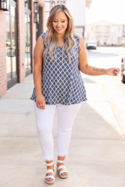 Close Encounters Tank, Blue 10 Close Encounters Tank, Blue -Beyond Basics 5E1A2106 Edit