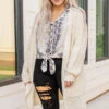 Source Of Happiness Cardigan, Cream -Beyond Basics 5E1A7206