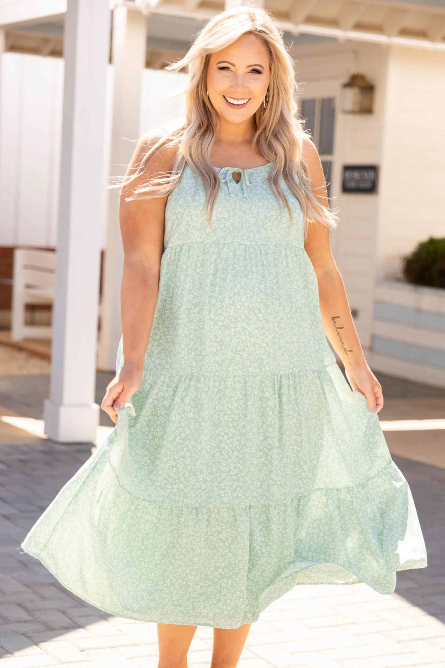 I'll Be Your Fire Dress, Sage 4 I'll Be Your Fire Dress, Sage - Image 2