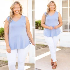 Hot Days Outside Tank, Oxford Blue -Beyond Basics 5 8539054c d09b 4a41 9693 d340b0994952