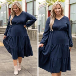 Grass Is Greener Dress, Navy 13 Grass Is Greener Dress, Navy -Beyond Basics 5 c995ed1c cd35 4ae2 a227 63821eca99d9