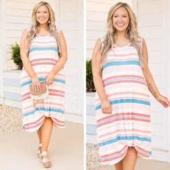 Colorful Mama Dress, Coral -Beyond Basics 5 e4bff910 8f98 4359 8041 1bfcf446f3f8