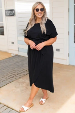 I’m Speechless Dress, Black -Beyond Basics 746A4066